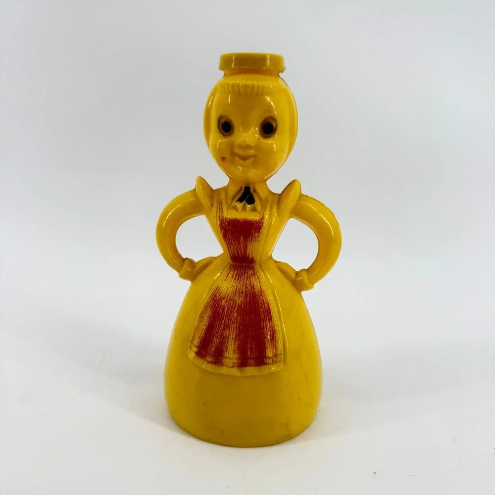 Vintage Merry Maid 1950s‎ Yellow Red Apron Laundry Room Decor Water Sprinkler